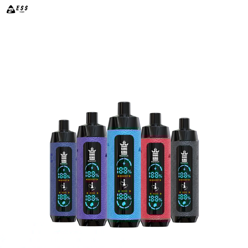 Bang King Shisha 25000 PRO Vape: Unleash the Ultimate Vaping Experience with 25,000 Puffs and 30ml E-Liquid Capacity