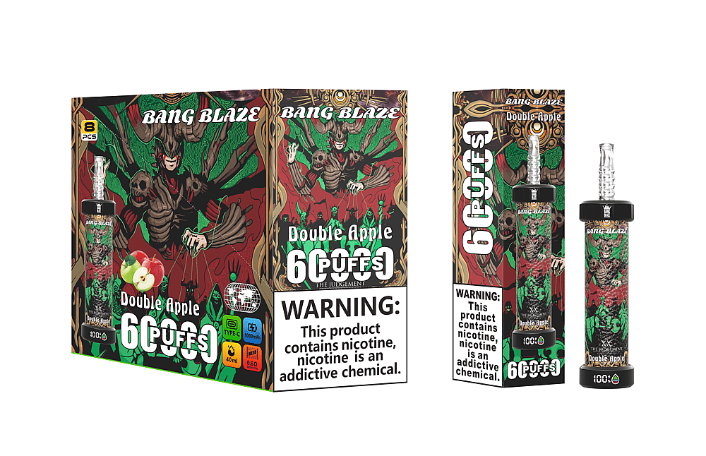 Bang Blaze 60000 Puffs Disposable Vape – 1000Mah, Led Display, 40Ml, 0.6Ω Coil