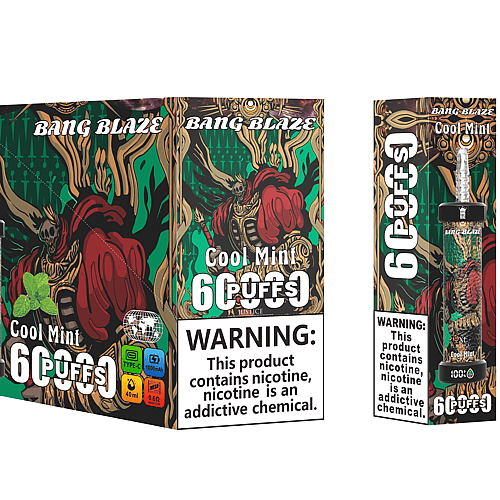 Bang Blaze 60000 Puffs Disposable Vape – 1000Mah, Led Display, 40Ml, 0.6Ω Coil