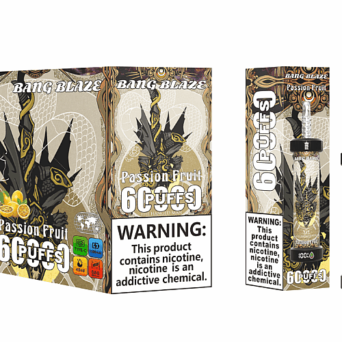 Bang Blaze 60000 Puffs Einweg-Vape – 1000 mAh, LED-Anzeige, 40 ml, 0,6 Ω Spule