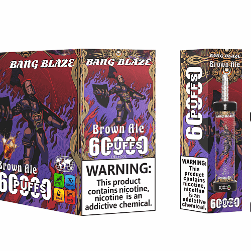 Bang Blaze 60000 Puffs Einweg-Vape – 1000 mAh, LED-Anzeige, 40 ml, 0,6 Ω Spule