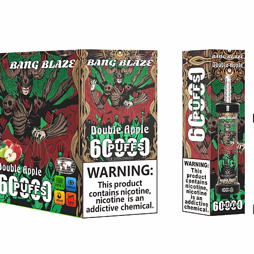 Bang Blaze 60000 Puffs Einweg-Vape – 1000 mAh, LED-Anzeige, 40 ml, 0,6 Ω Spule