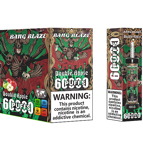 Bang Blaze 60000 Puffs Disposable Vape – 1000Mah, Led Display, 40Ml, 0.6Ω Coil