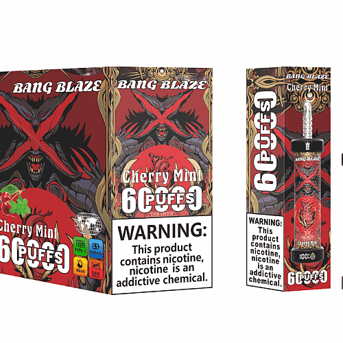 Bang Blaze 60000 Puffs Einweg-Vape – 1000 mAh, LED-Anzeige, 40 ml, 0,6 Ω Spule