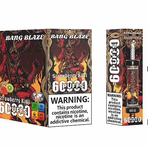 Bang Blaze 60000 Puffs Einweg-Vape – 1000 mAh, LED-Anzeige, 40 ml, 0,6 Ω Spule