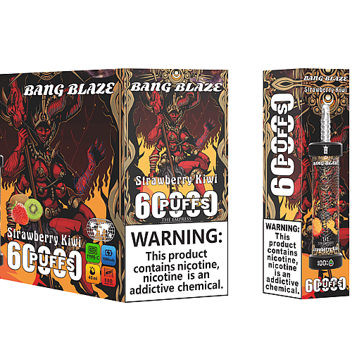 Bang Blaze 60000 Puffs Disposable Vape – 1000Mah, Led Display, 40Ml, 0.6Ω Coil