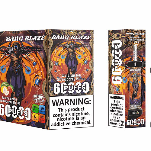 Bang Blaze 60000 Puffs Einweg-Vape – 1000 mAh, LED-Anzeige, 40 ml, 0,6 Ω Spule