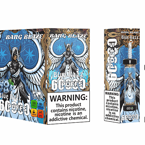 Bang Blaze 60000 Puffs Einweg-Vape – 1000 mAh, LED-Anzeige, 40 ml, 0,6 Ω Spule