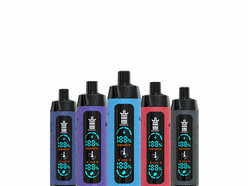 Bang King Shisha 25000 PRO Vape: Entfesseln Sie das ultimative Dampferlebnis mit 25.000 Zügen und 30 ml E-Liquid-Kapazität